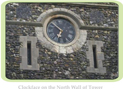 Clockface on the North Wall of Tower