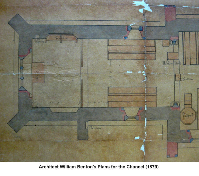 Architect William Bentons Plans for the Chancel (1879)
